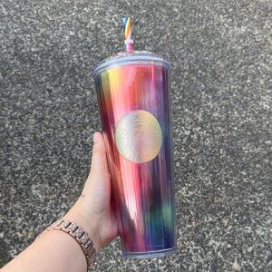 Starbucks Multicolor Tumbler with Straw